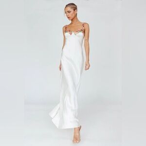 Selfie Leslie Dress with Floral Embroidery